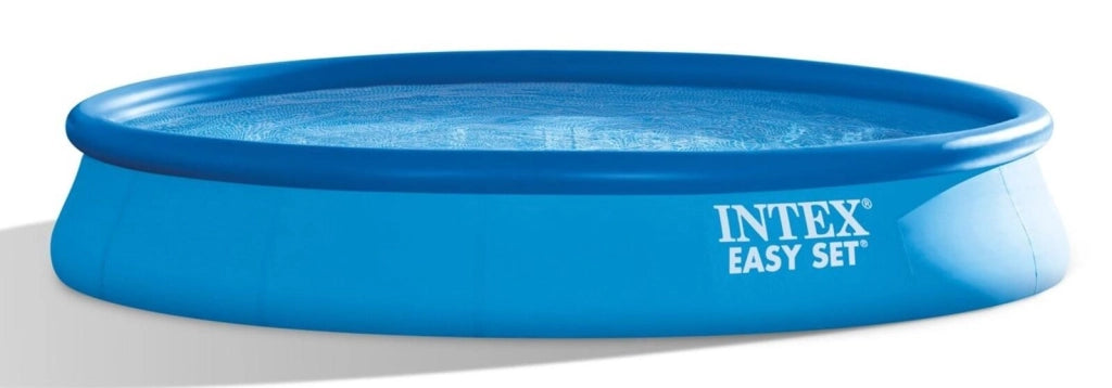 Intex 28158NP Piscina Fuori Terra Easy Set Rotonda Pompa Filtro 2006 L-h 9729 L PVC Azzurro 457x84 cm 457x84 cm Con Pompa Filtro