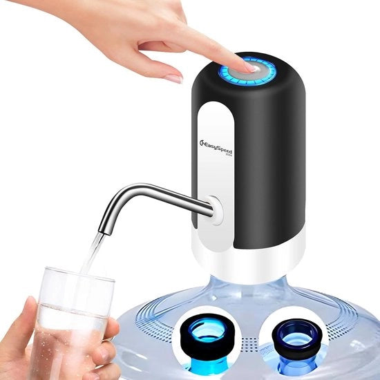Dispensatore di acqua automatico USB per bottiglia portatile per uso domestico e campeggio