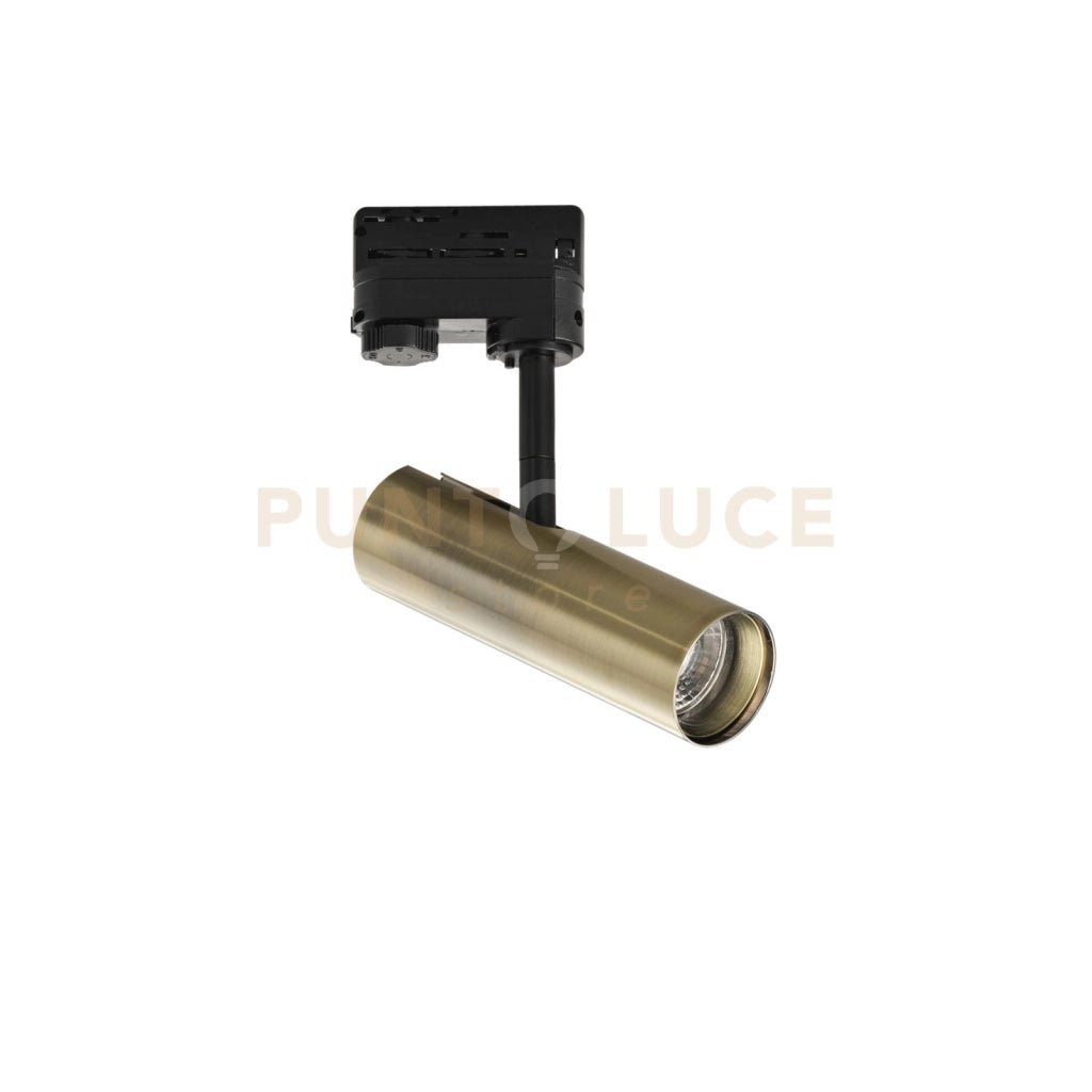 PROIETTORE A BINARIO LED ROCKET BRONZO 7W 980LM CCT 3000K / 4000K 5X1,65CM