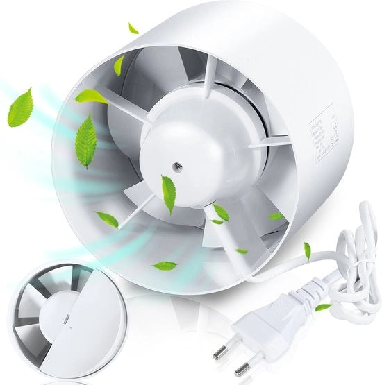 Ventilatore di soffitto con valvola di scarico - sistema di scarico dell'aria 100 mm