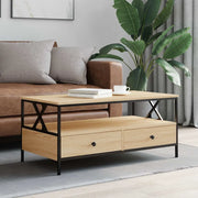 Tavolino da Salotto Rovere Sonoma 100x51x45cm Legno Multistratocod mxl 82811