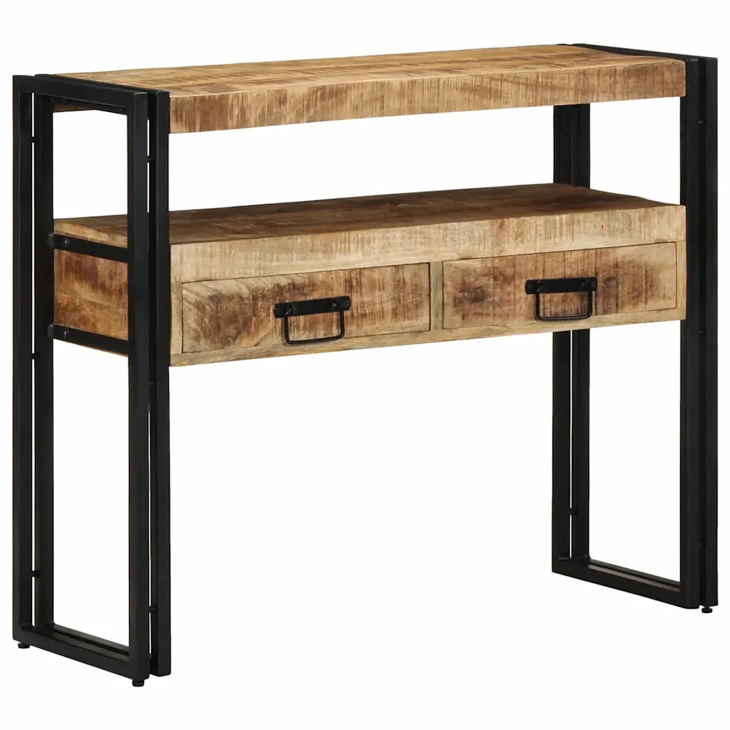 Tavolo consolle Marrone 90 x 33 x 75 cm Legno di mango massello 4102742