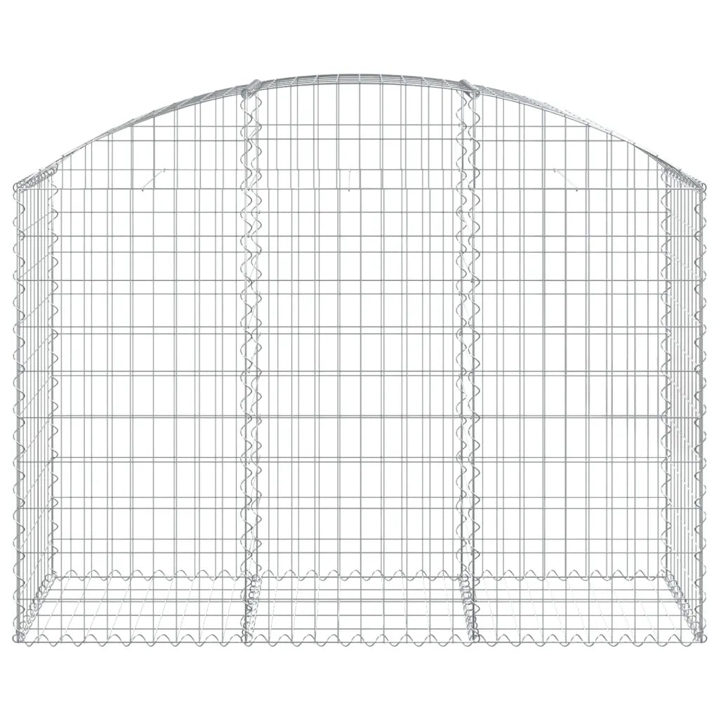 Cesto Gabbione ad Arco 150x50x100/120 cm Ferro Zincato