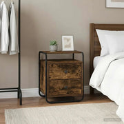 Armadio da Notte Rovere Fumo Legno ingegnerizzato 8007627