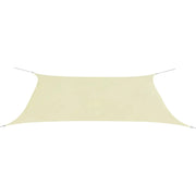 Vela ombreggiante/ombrellone rettangolare in tessuto Oxford 4 x 6 m crema 02_0008667