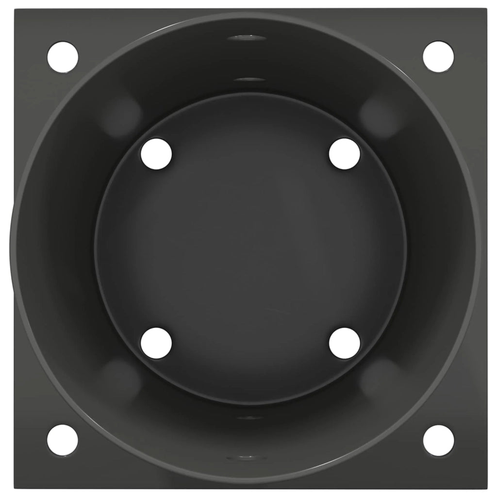 Ancora rotonda per terreno 12 pz Antracite 15 x 15 x 15 cm CFW2335921