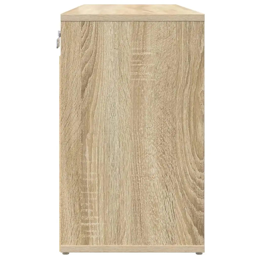 Mobile per scarpe-Scarpiera Rovere Sonoma 77,5 x 30 x 51 cm