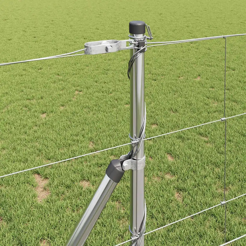 Palo della recinzione Zincato 50 x 1 m Acciaio