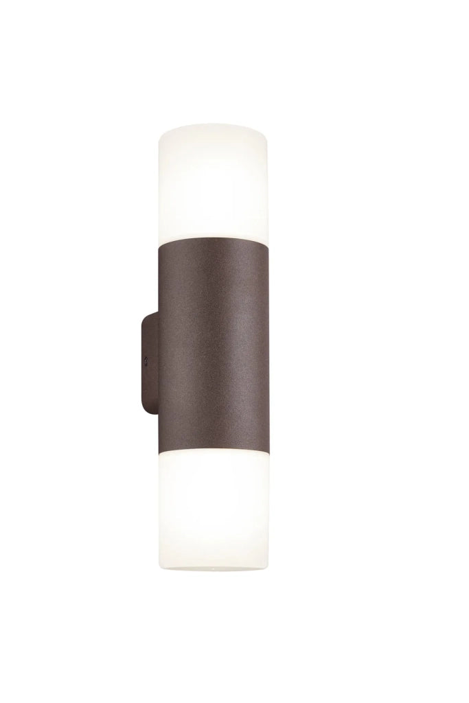 Applique da esterno doppio diffusore Hoosic