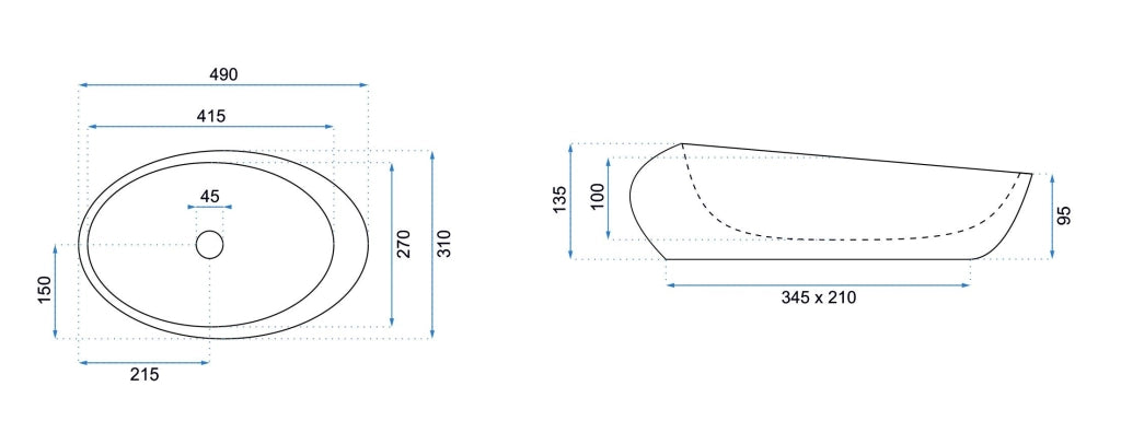 Lavabo Da Appoggio Rea Roxy C Stone L. Grey