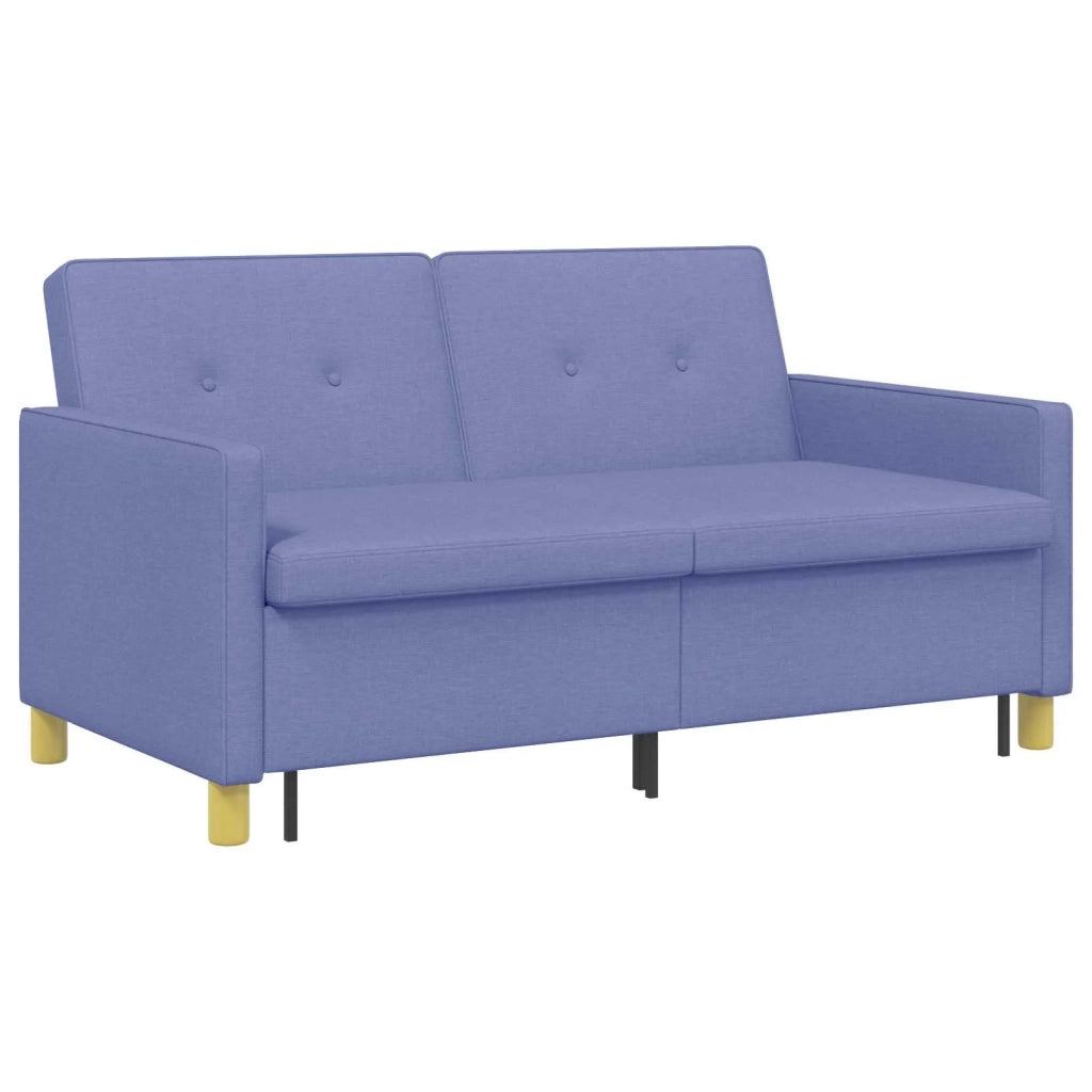 Divano Letto Estraibile Blu jeans Tessuto