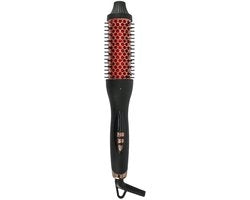 Haarkam volumizzante, stilettura multifunzionale per capelli, elettrokrummelliera per uso domestico - Nero
