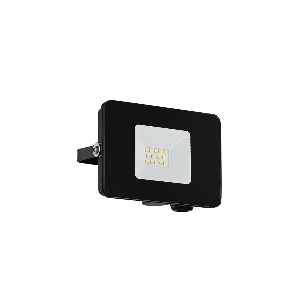 Faretto Esterno Moderna Faedo 3 Alluminio Nero Vetro Bianco Led