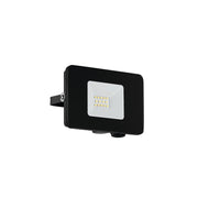 Faretto Esterno Moderna Faedo 3 Alluminio Nero Vetro Bianco Led