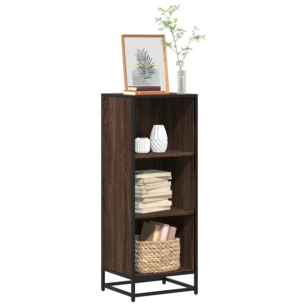 Libreria Rovere Marrone 40x35x107,5 cm in Legno Multistrato 849113