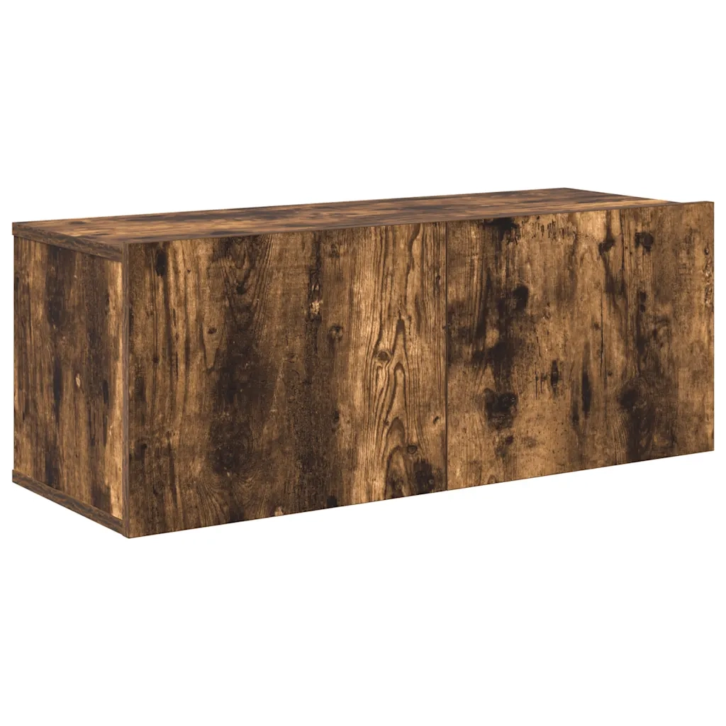 Set di Mobili Porta TV 5 pz Rovere Fumo in Legno Multistrato 3114251