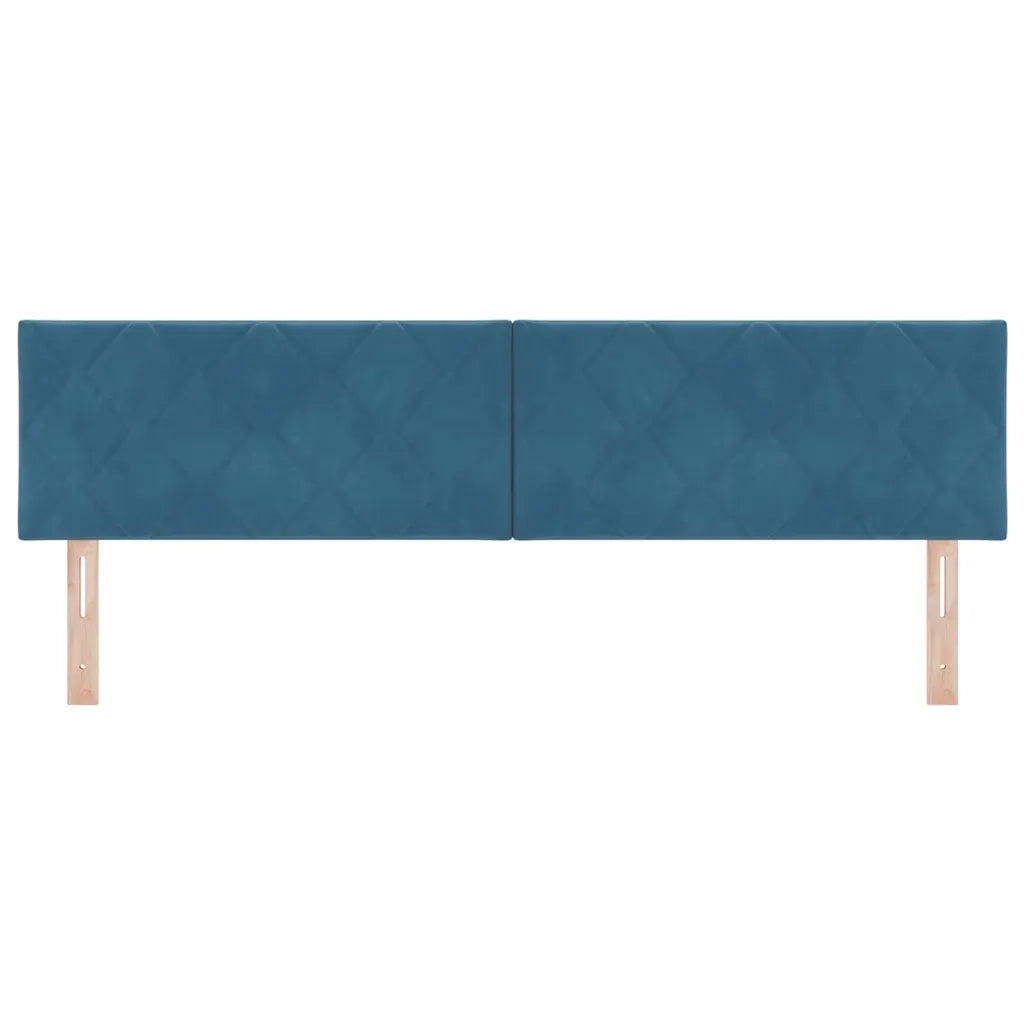 Testiera LED Blu Scuro 180 cm Velluto 3338250