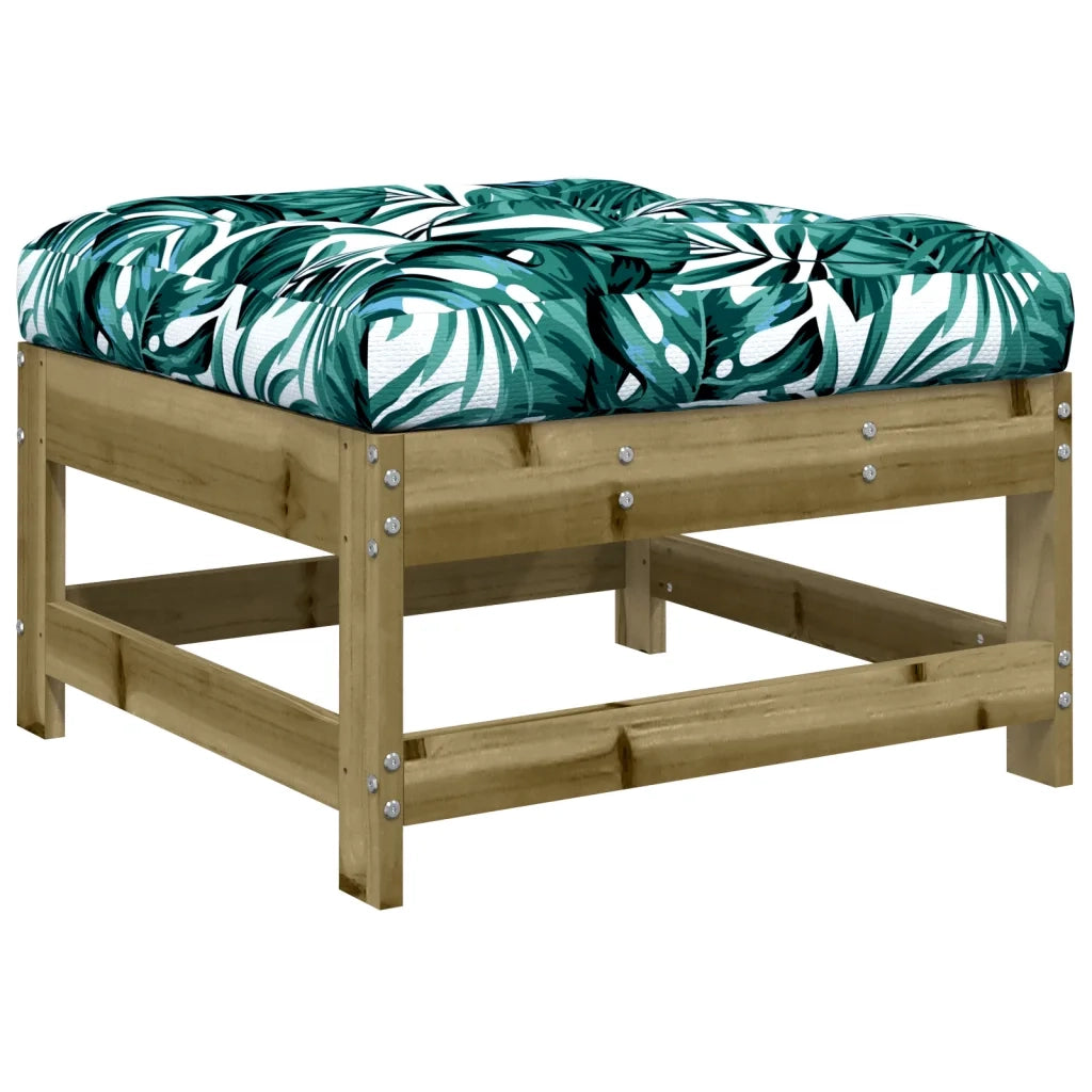Set Divani da Giardino 5pz con Cuscini Legno Impregnato di Pino 3186052