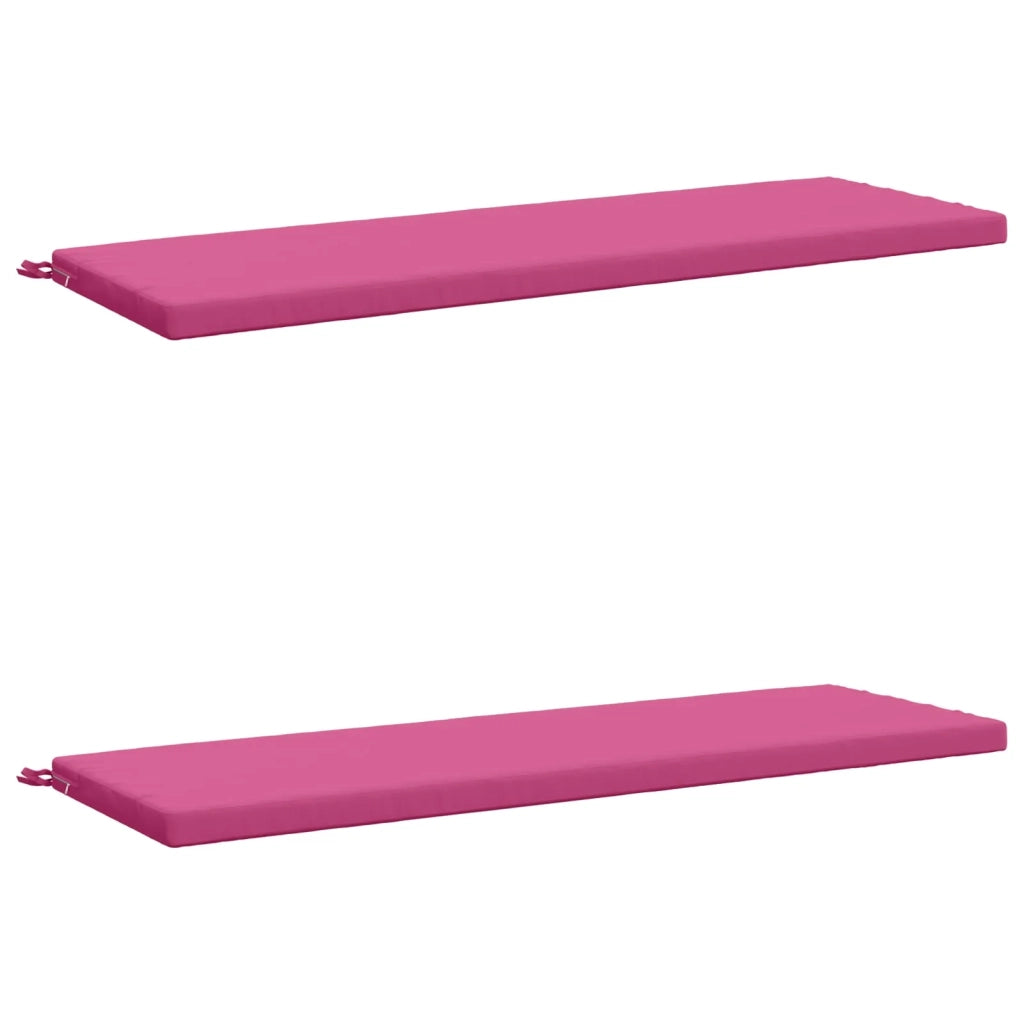 Cuscini per Panchina a 2 Pezzi SOEST 2 pz 100% Poliestere Rosa 949419