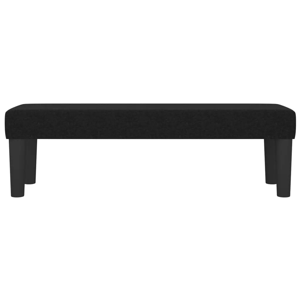 Panca Nera 100x30x30 cm in Tessuto CFW3468272