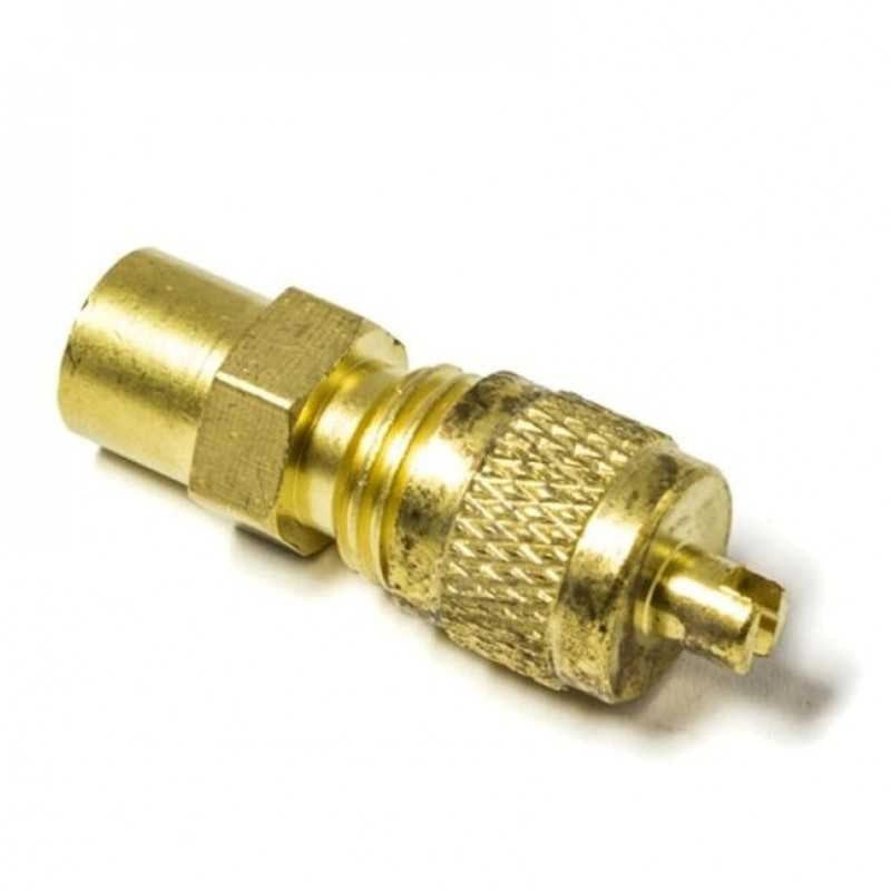 VALVOLA RAME VALVOLINA CARICA A SALDARE 1/4\'\' Ø6,25mm FRIGORIFERO CON TAPPO - UNIVERSALE