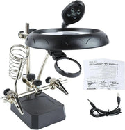 Lampada da Scrivania Elettrica con Clip Supplementari - Ideale per l'Ispezione e la Reparazione di Apparecchi Elettronici