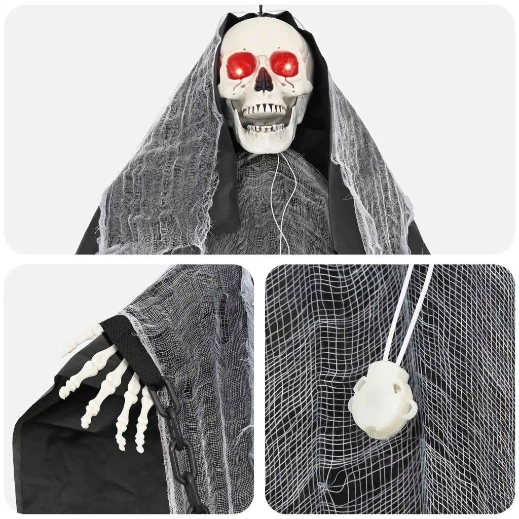 Tristo mietitore da appendere per Halloween SPOOKA Nero 42048669