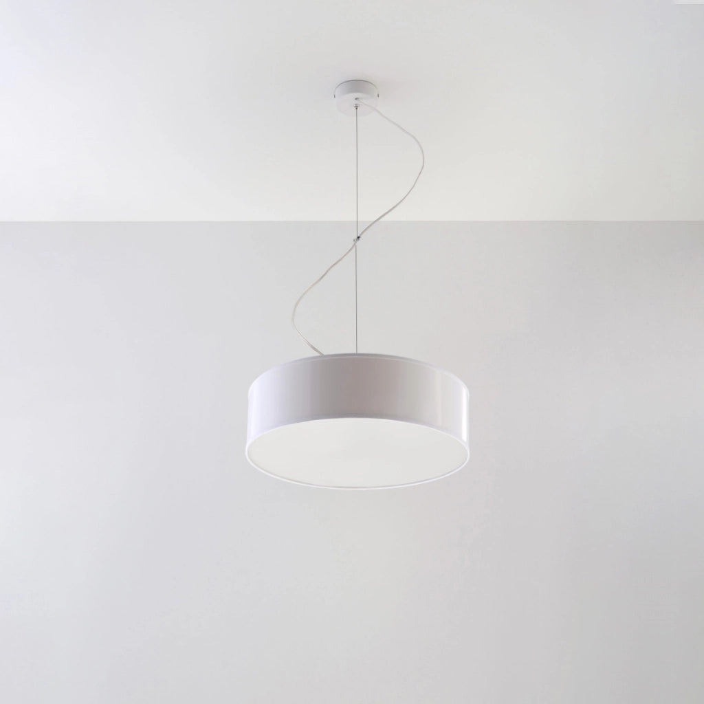 Lampada da soffitto di design ARENA arancione spagnolo 2x E27 LED 35x111cm bianco