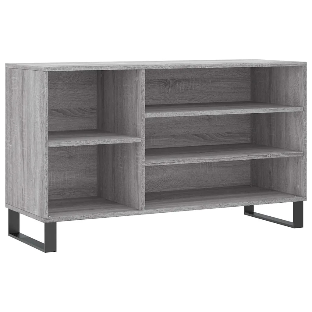 Scarpiera | Mobile per scarpe Grigio Sonoma 102x36x60 cm in Legno Multistrato