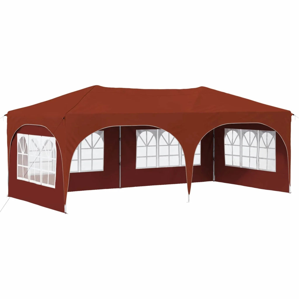 Tenda per feste a pop-up 575 x 288 x 245 cm Terracotta