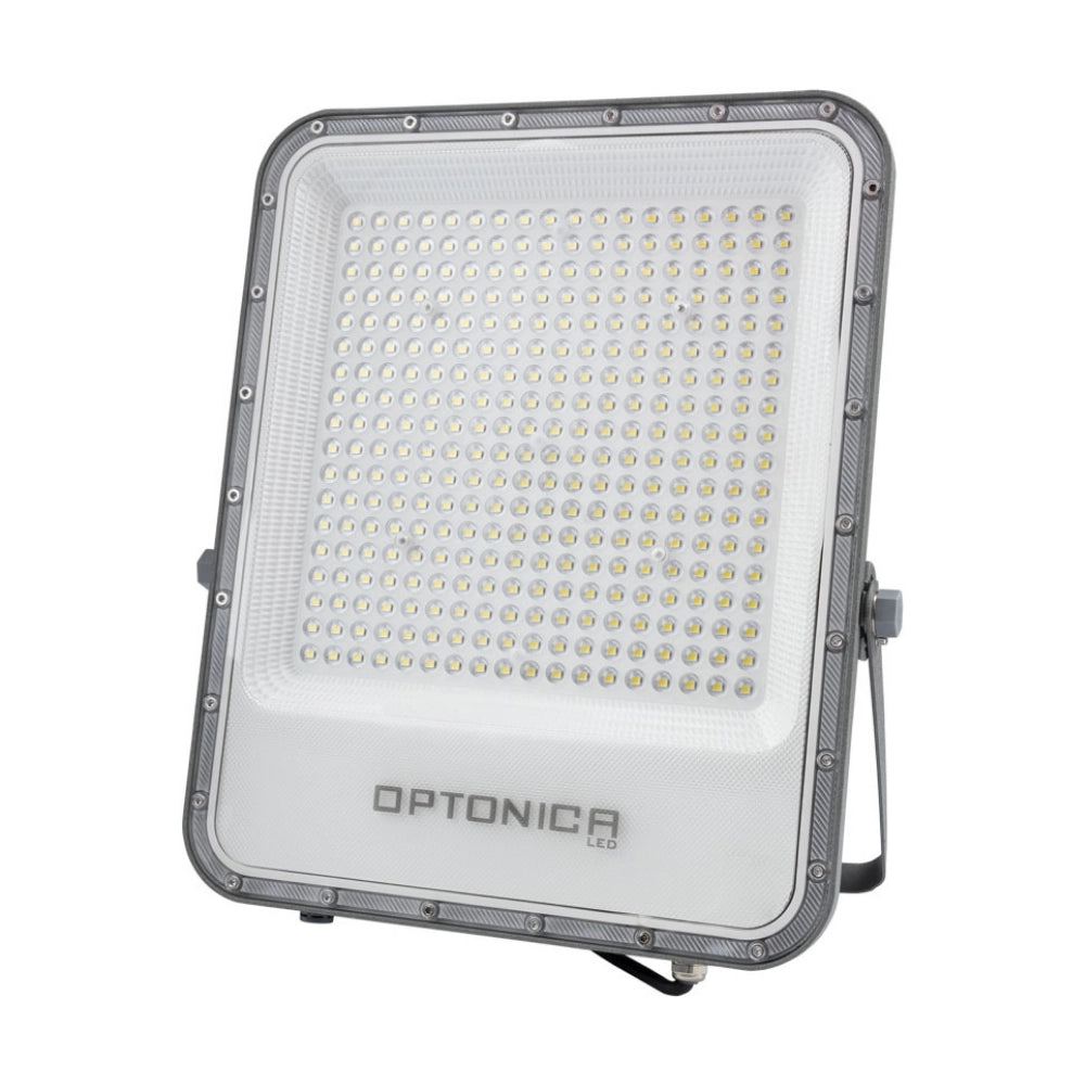 Proiettore led 300 watt slim metallo grigio ip65 equivalente 1827 watt *** temperatura colore lampada 4500k bianco na...