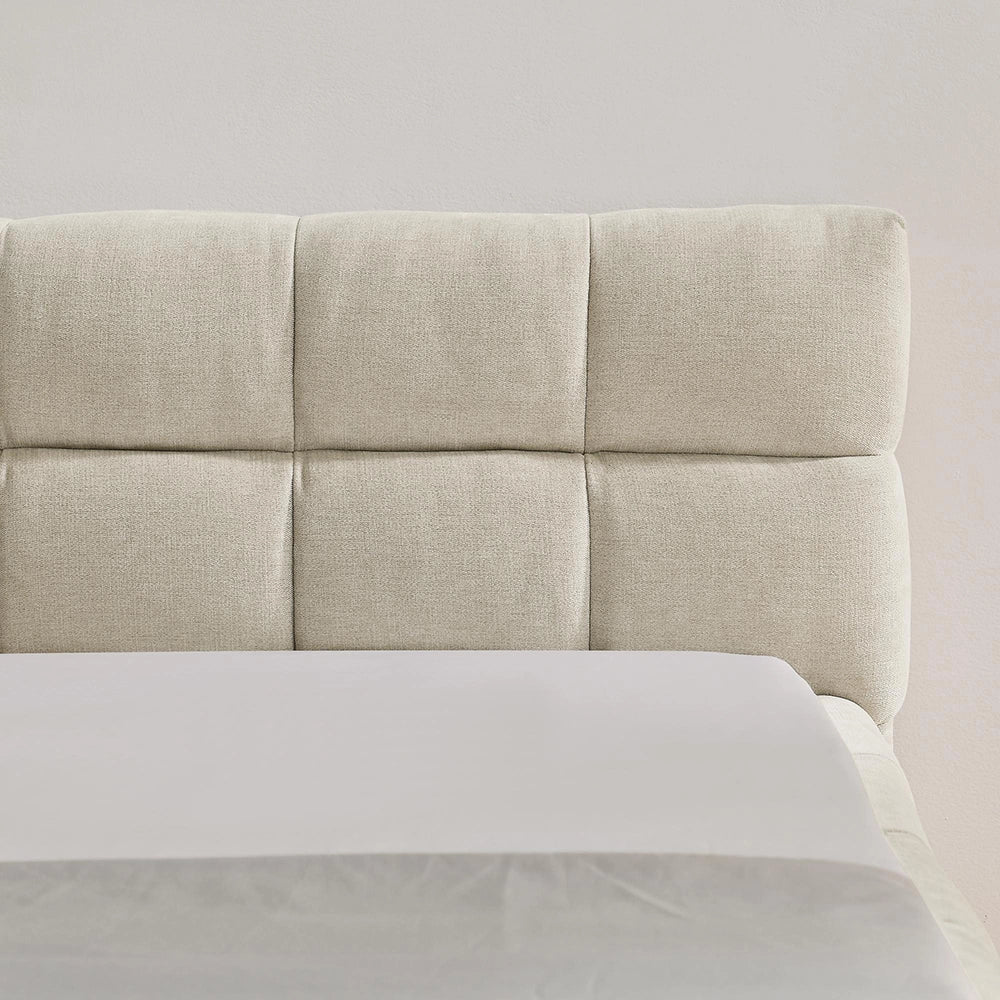 Letto bambino 90x200cm?- Xylo - chenille eucalipto beige