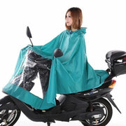 Trade Shop - Mantella Impermeabile Copri Moto Scooter Coprigambe Pioggia Coprisella Poncho -