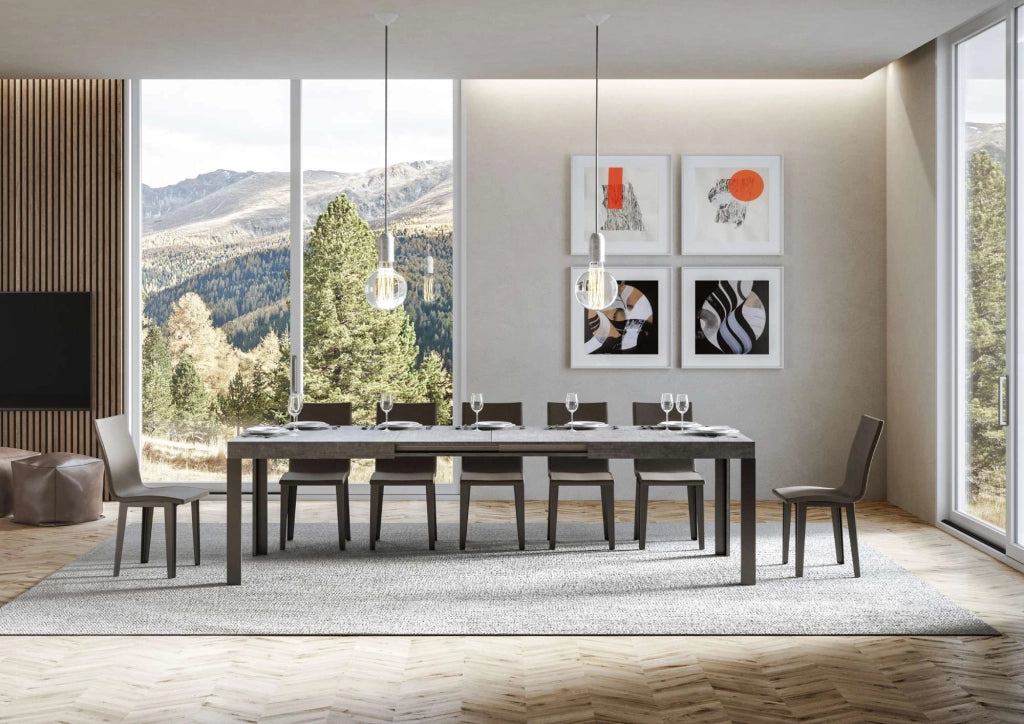 Tavolo Allungabile 160-244x80x77 cm Linea Cemento