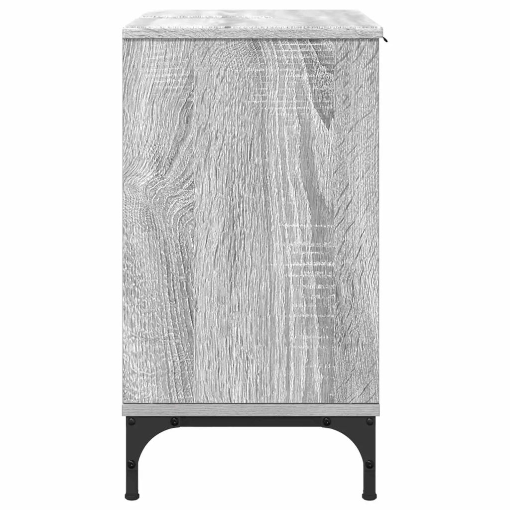 Armadio per Lavabo da Bagno Grigio Sonoma 60,5 x 33,5 x 61 cm 883420