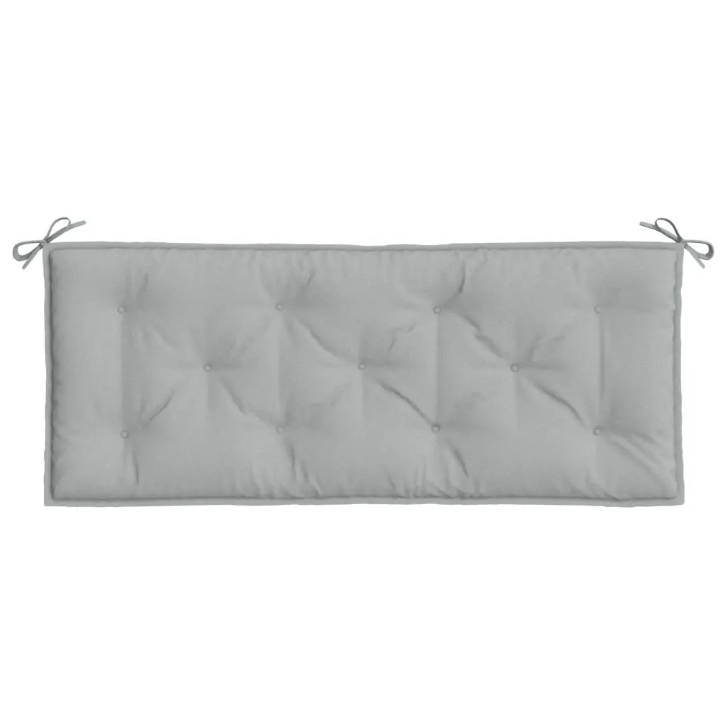 Cuscino Panca Giardino Grigio Chiaro Mélange 120x50x7cm Tessuto 4002542