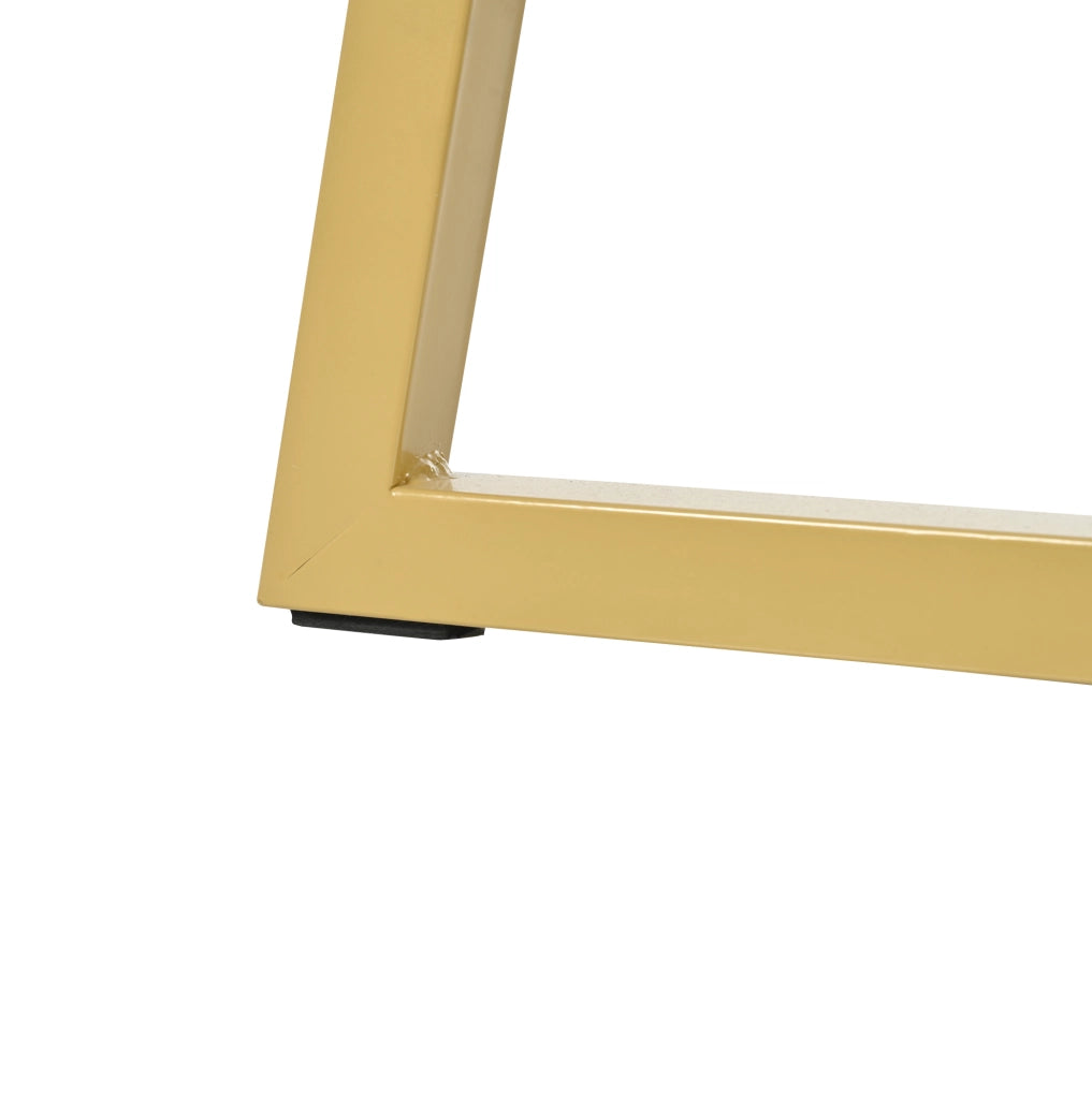 Tavolo da pranzo rotondo 80x75 cm con piano effetto marmo e gambe regolabili in MDF bianco