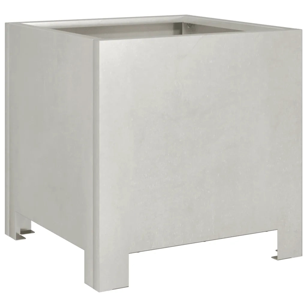 vidaXL Fioriere da Giardino 2 pz 30x30x30 cm in Acciaio Inossidabile