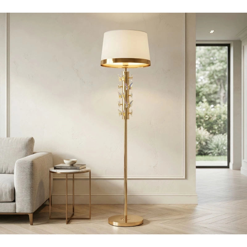 Lampadelle A Da Terra Gold Butterfly cm ø 45x157
