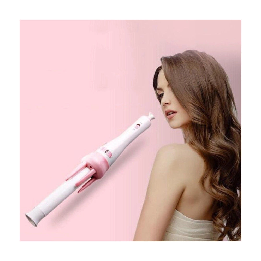Trade Shop - Ferro Arricciacapelli Piastra Rotante Arriccia Capelli Ricci Automatico Pettine -