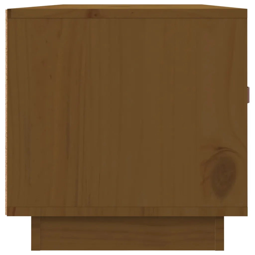 Mobile Porta TV ambra 80x34x35 cm in Legno Massello di Pino 818243