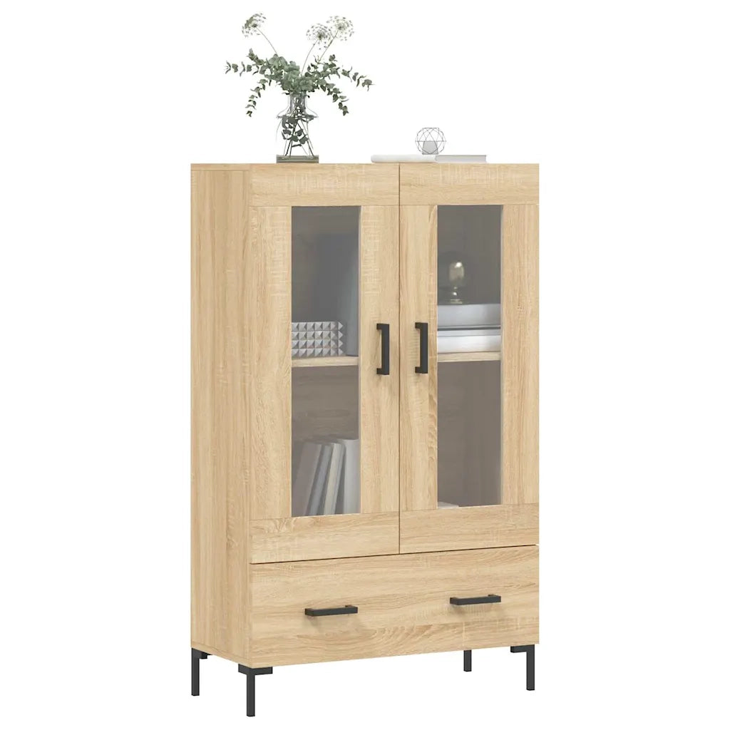 Credenza Rovere Sonoma 69,5x31x115 cm in Legno Multistrato 828303