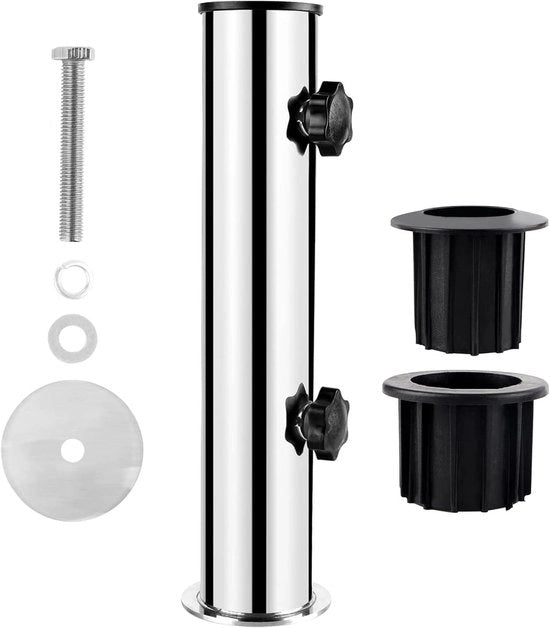 Parasole regolabili con supporto universale per balcone - 1 pezzo - Pietra granito