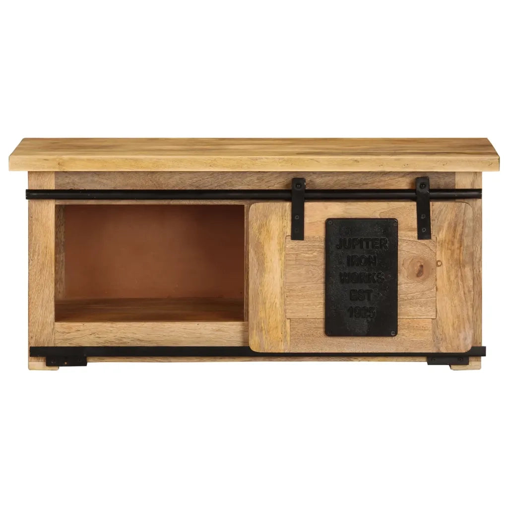 Mobile Porta TV 90x35x40 cm in Legno Massello di Mango 321570