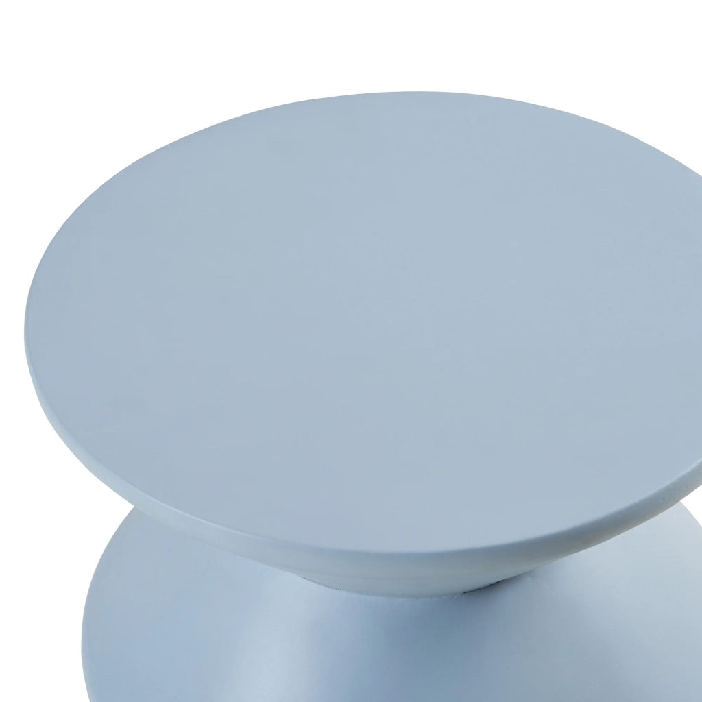 Tavolino laterale 47 x 37 cm azzurro 03_0010920