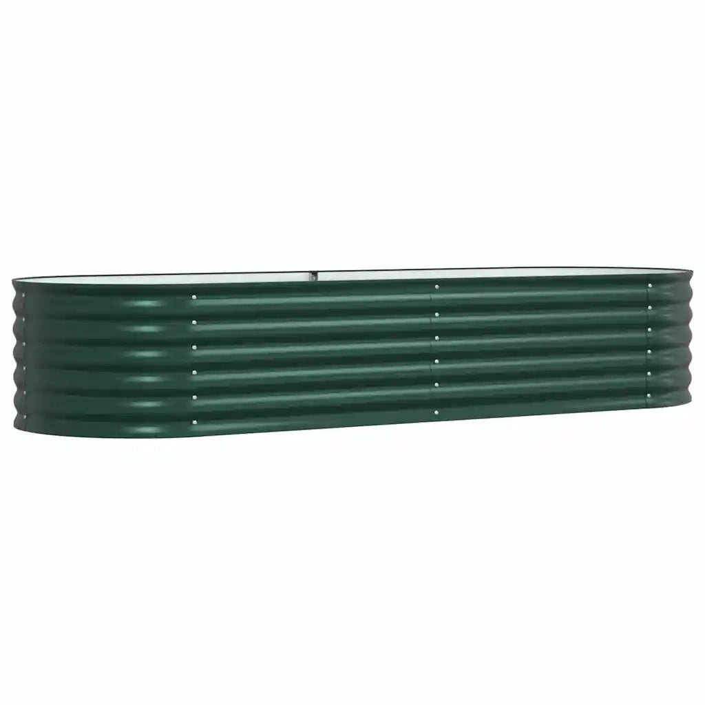 Letto Rialzato Verde 240 x 80 x 44 cm Acciaio 42008129