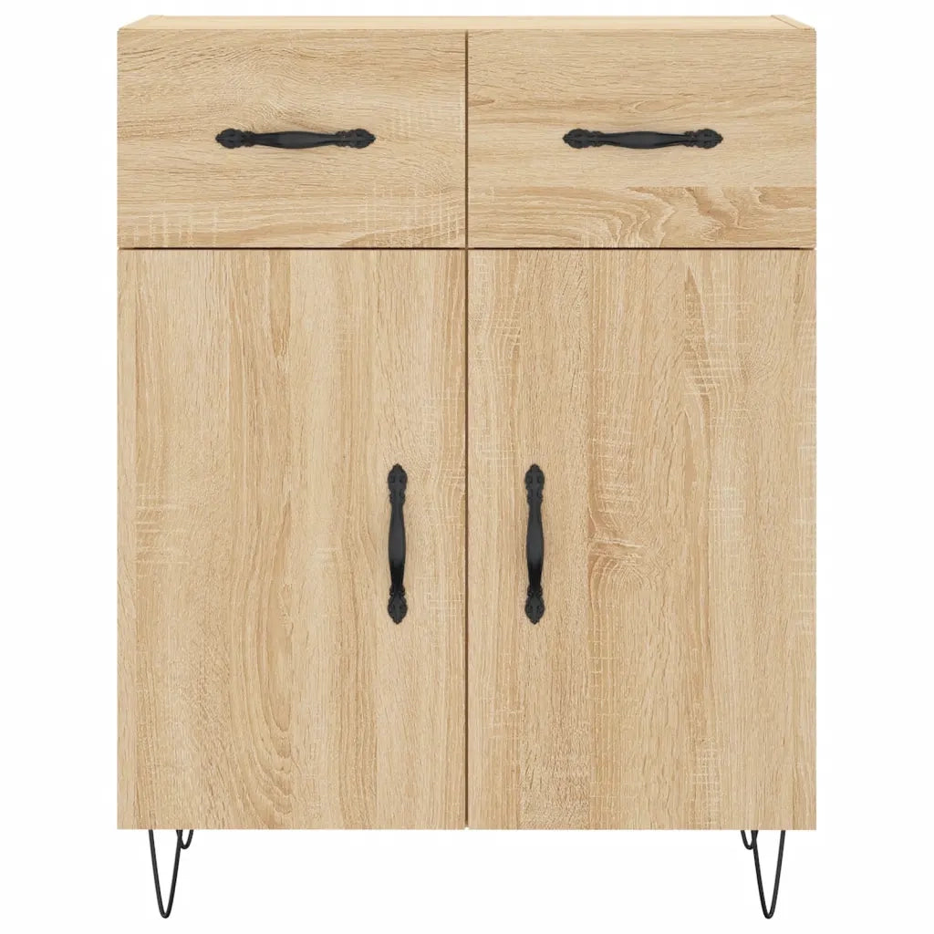 Credenza Rovere Sonoma 69,5x34x180 cm in Legno Multistrato 3198180