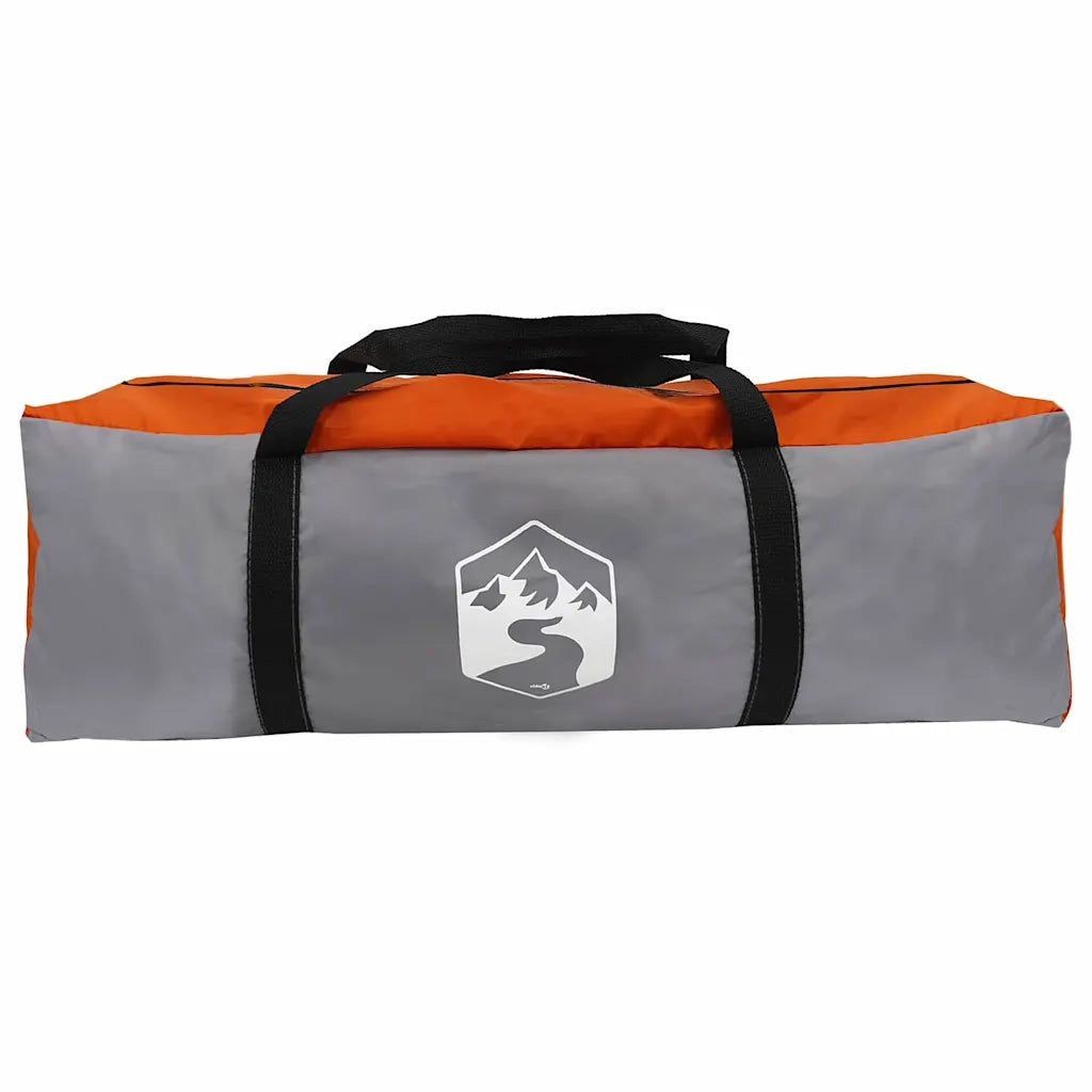 Tenda a cupola per 4 persone con tetto Grigio e arancione 42004022