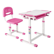 Set scrivania e sedia per bambini rosa e bianco 03_0010684