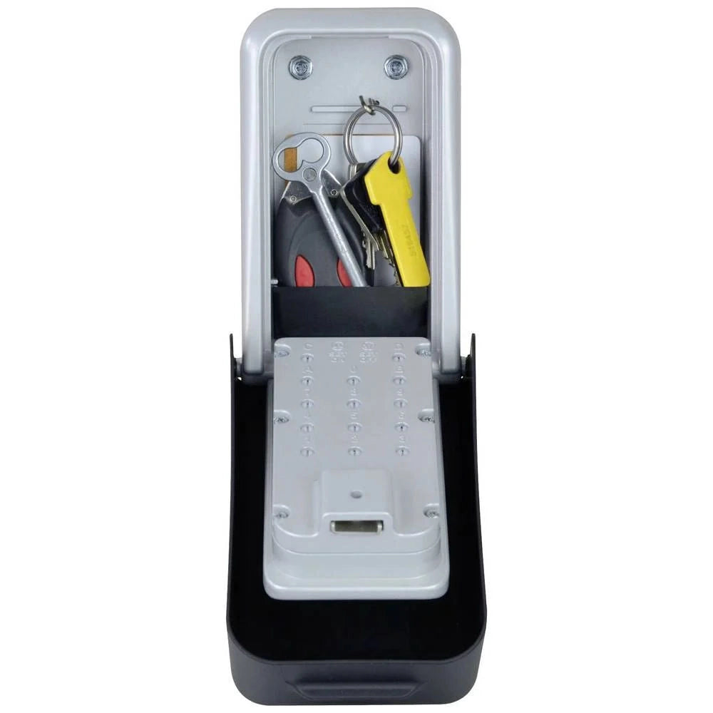 Master Lock 5426EURD Cassetta Portachiavi Certificata con Combinazione Programmabile 16000 Codici Possibili Materiale in Zinco Resistente agli Agenti Atmosferici colore Nero